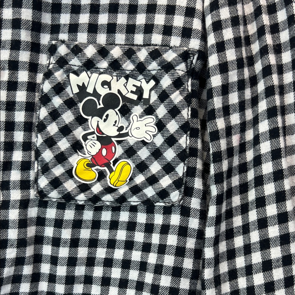 Boy's Mickey Mouse Checkered Shirt‎